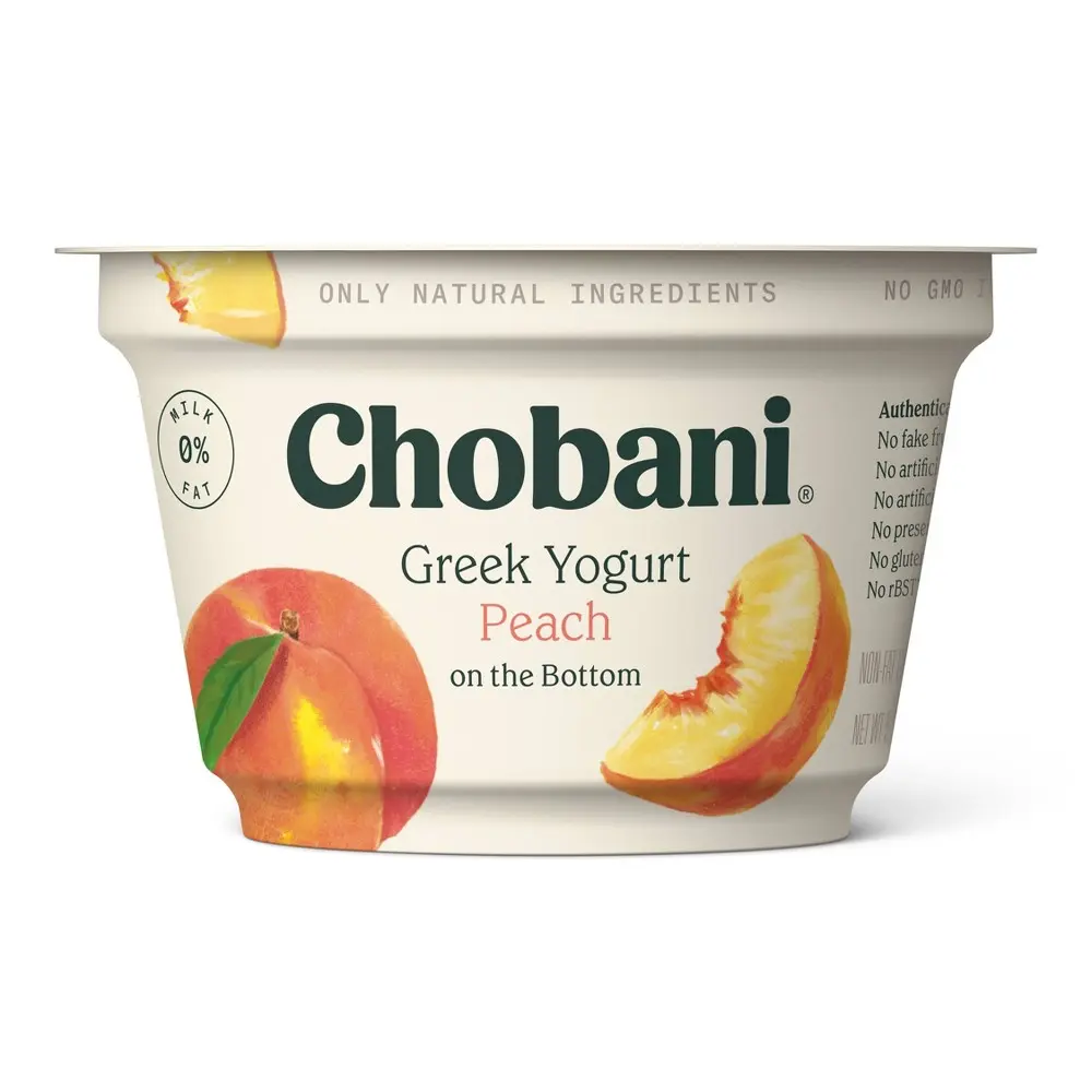 CHOBANI PEACH NON FAT 150 G
