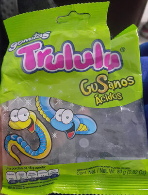 GOMITAS TRULULU FGUSANOS 80G
