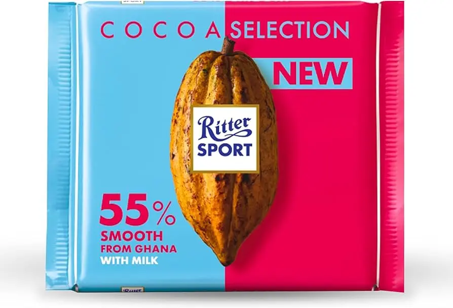 RITTER SPORT COCOA SELECT SMOOTH 55 100