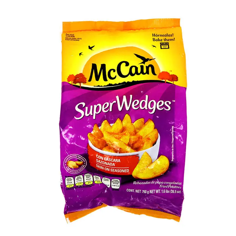 MCCAIN SUPER PAPAS WEDGE 750G