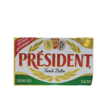 [016072] PRESIDENT MANTEQUILL SAL PLAQUE 200 G