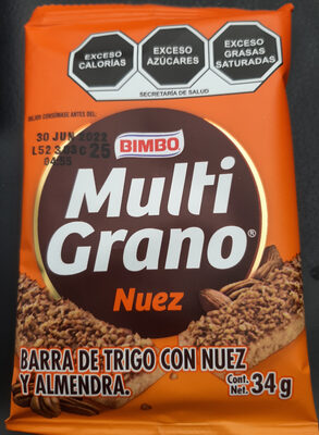 [137035] BIMBO BARRAS MULTIGRANO NUEZ 34 GR
